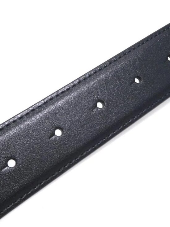 BALENCIAGA Belt Black/Neon Green Leather/Metal main image 8